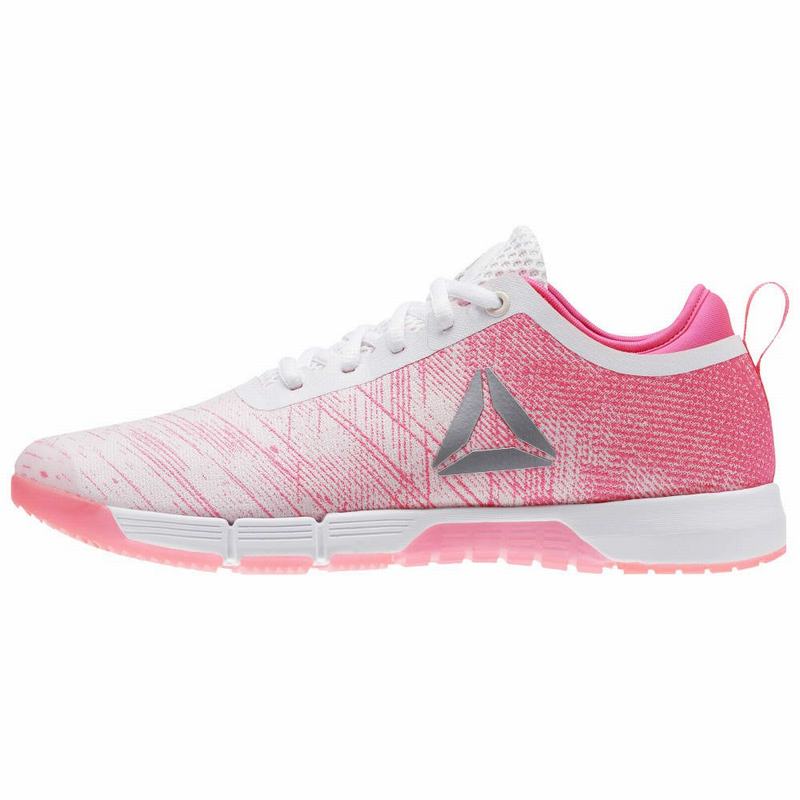 Reebok Speed Her Tr Botasky Damske - Ruzove/Biele/Strieborne JO4338PM